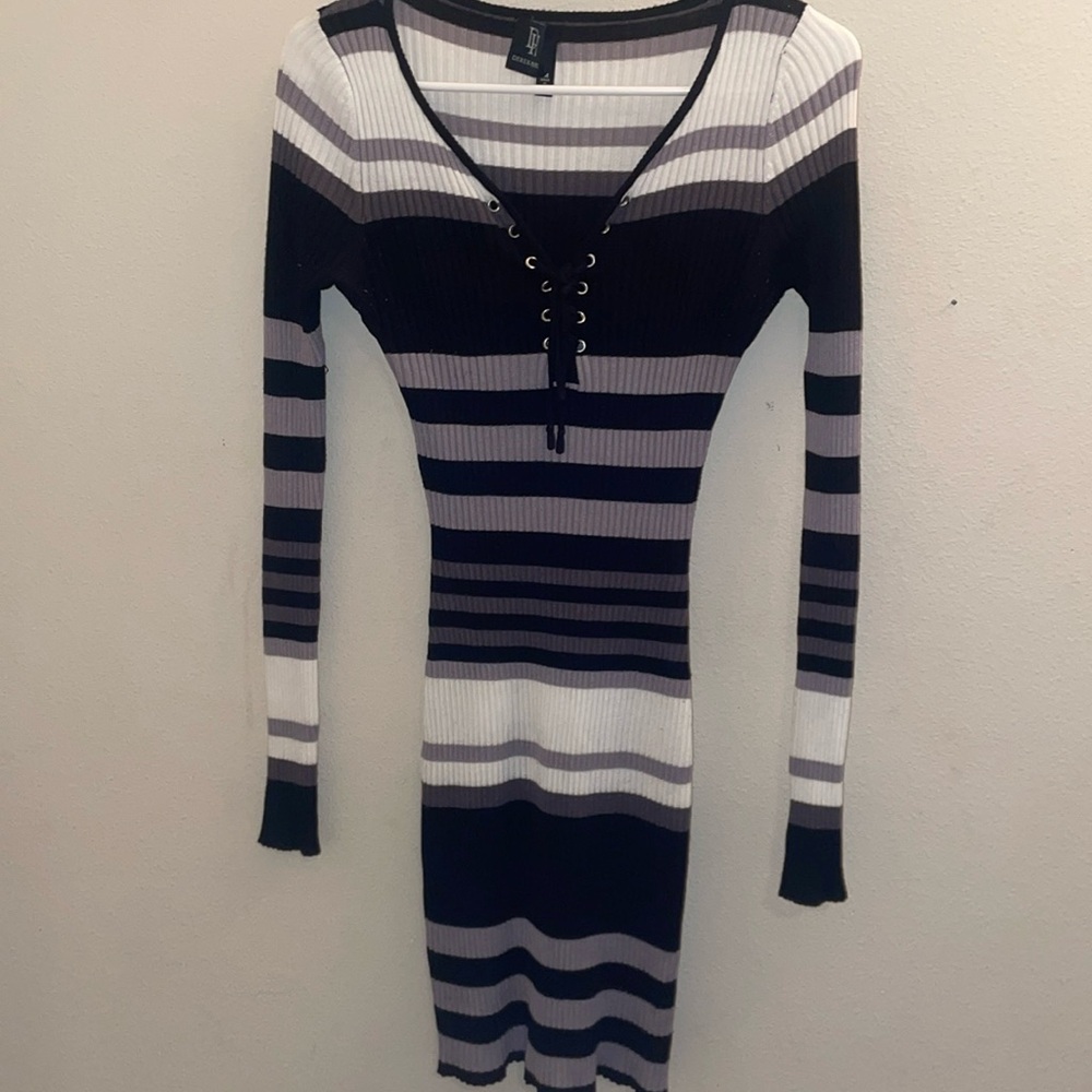 Striped Derek Heart Dress